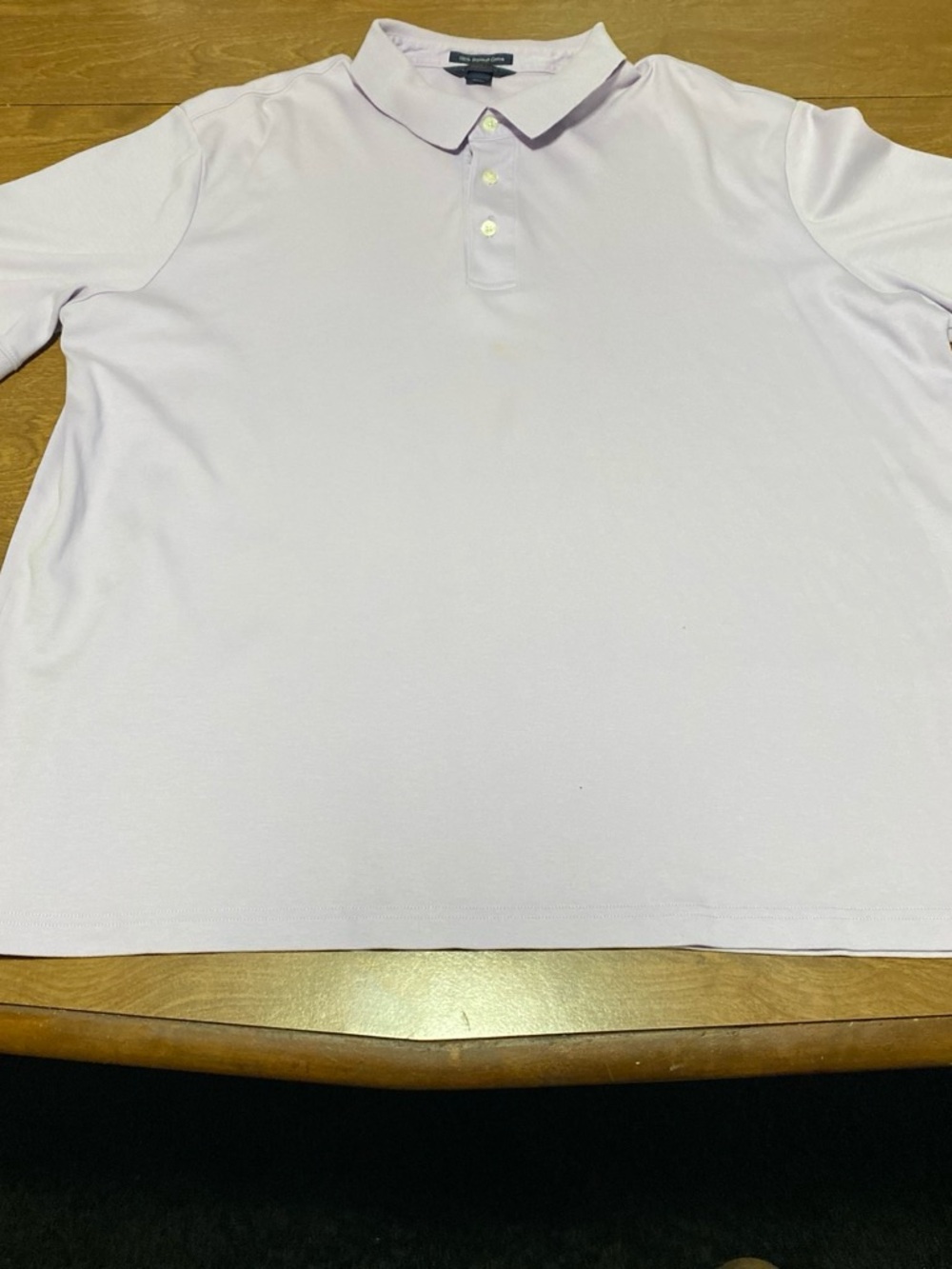 Lands' End Men's Light Pink Polo